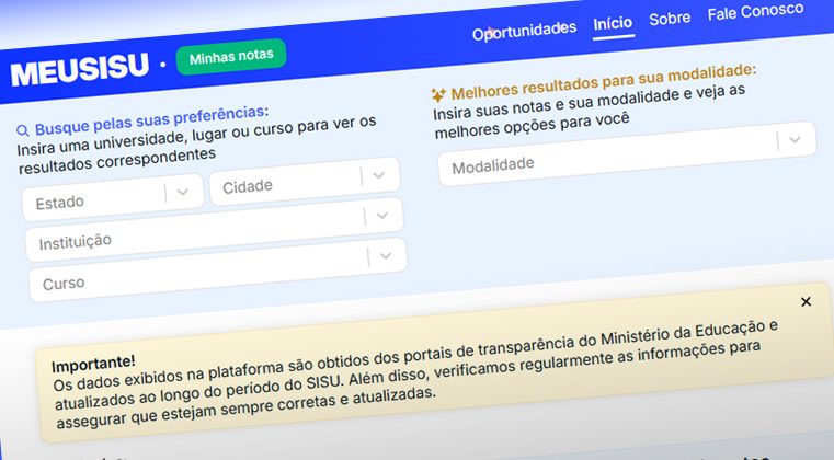 Plataforma ajuda a encontrar melhores chances de aprovação nas universidades federais pelo Sisu – Jornal da USP