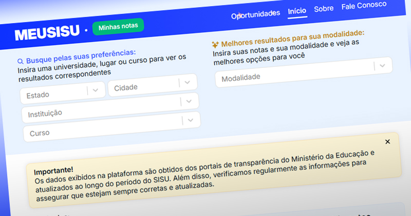 Plataforma ajuda a encontrar melhores chances de aprovação nas universidades federais pelo Sisu – Jornal da USP