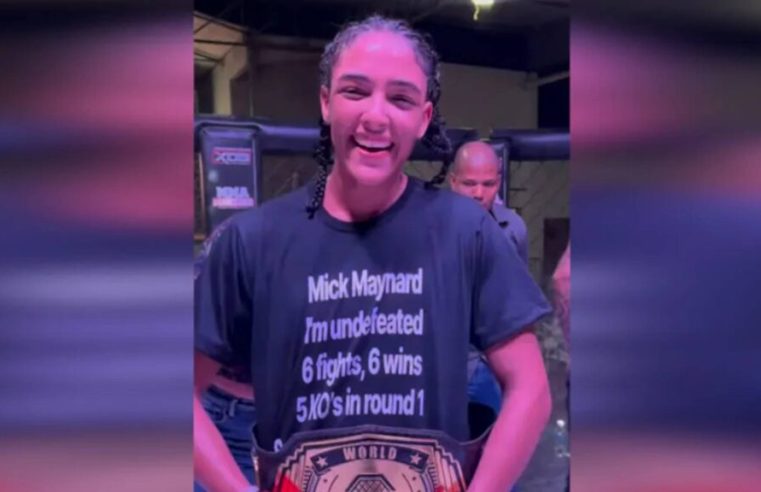 Lutadora brasileira Alice Pereira, de 19 anos, se torna a mais jovem a assinar contrato com UFC