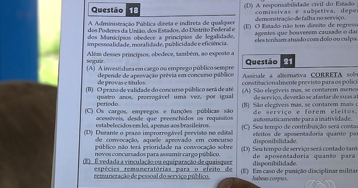 G1 – MP-GO pede à Justiça suspensão imediata do concurso público da PM