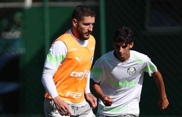 Palmeiras treina com novidade no início da preparação para pegar o Flamengo