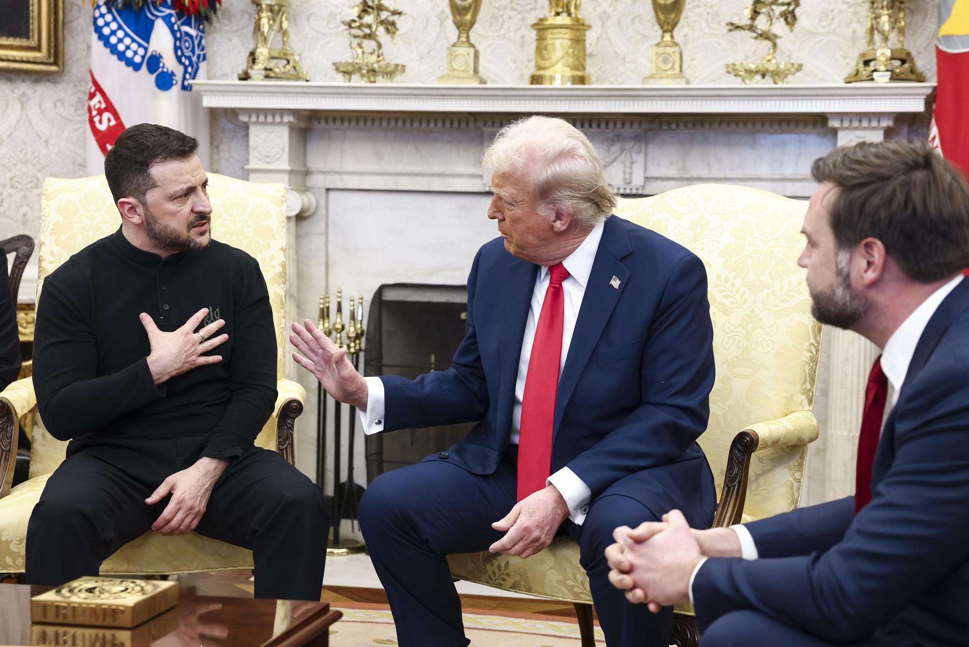 Trump e Zelensky discutem em encontro tenso na Casa Branca