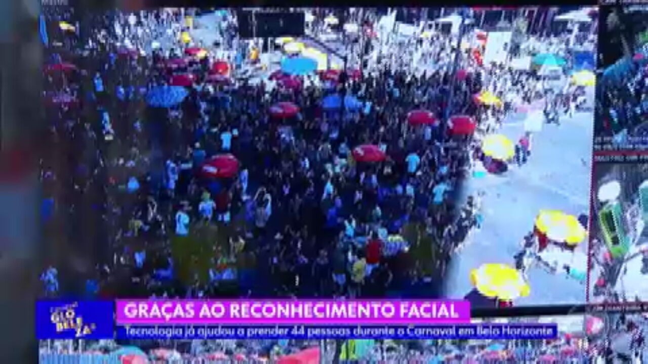 Câmeras de reconhecimento facial ajudam na prisão de 75 suspeitos no Carnaval de BH