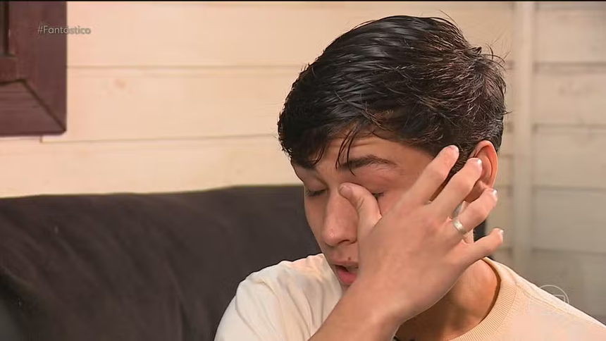 jovem expulso de casa por ser gay consegue indenização na Justiça contra os pais — Foto: Reprodução/TV Globo