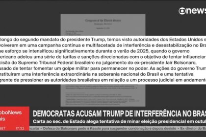 Em carta a Rubio, 31 parlamentares dos EUA acusam governo Trump de tentar interferir na eleição no Brasil