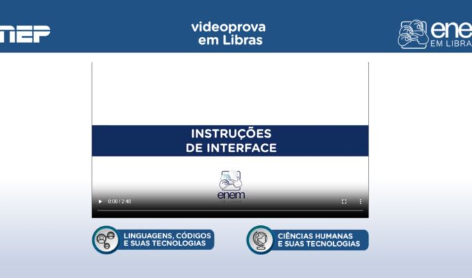 Plataforma Enem Libras ganha atualização com provas de 2017 a 2025