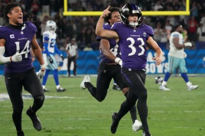 No último segundo, Baltimore Ravens batem Dallas Cowboys no Rio