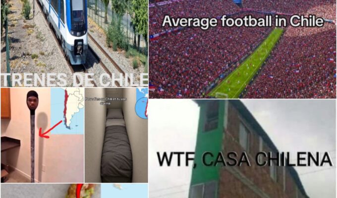 Formato do Chile viraliza nas redes; veja melhores memes