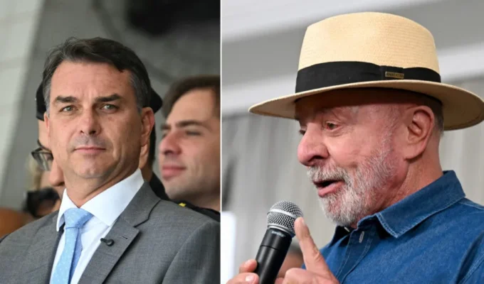Lula tem 45,3% contra 42,2% de Flávio Bolsonaro no primeiro turno, diz pesquisa Atlas/Bloomberg