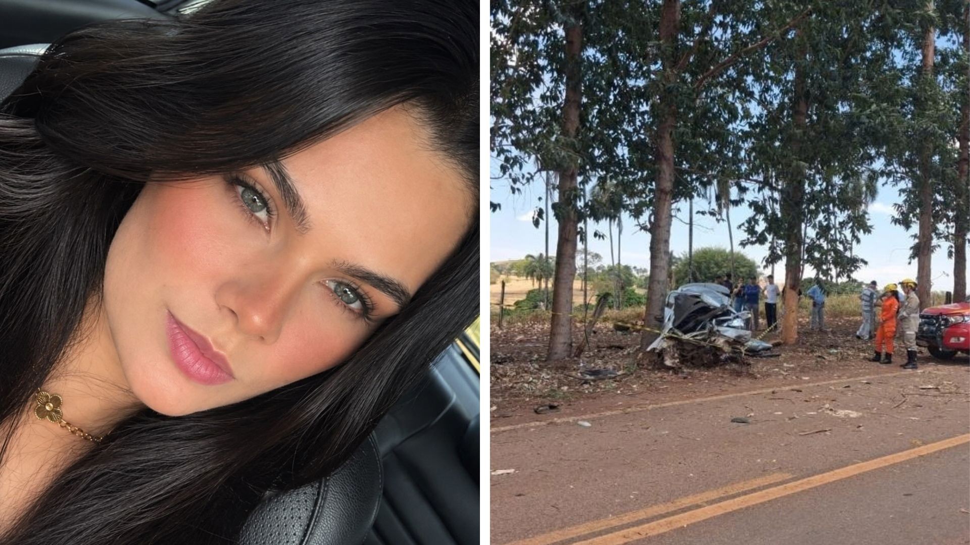 Ex-rainha festa de peão, estudante e mãe: veja quem era jovem que morreu após carro bater em árvore na GO-426
