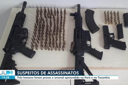 Fuzis são apreendidos e suspeitos de assassinatos são presos em operação no Pará