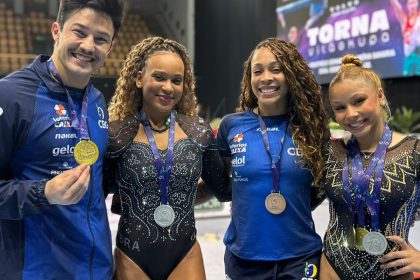 Brasil fecha Copa do Mundo de ginástica com mais cinco pódios