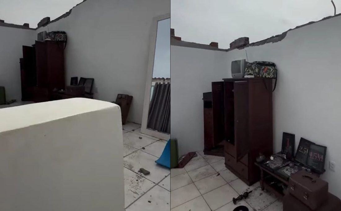 Morador de Pelotas mostra nas redes estragos causados por tempestade