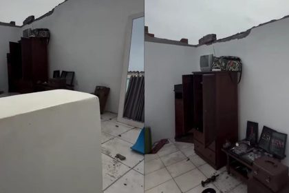 Morador de Pelotas mostra nas redes estragos causados por tempestade