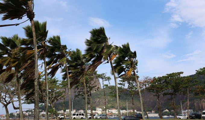 Defesa Civil alerta para ventos fortes na cidade do Rio