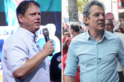 Tarcísio já gastou 88% do teto permitido para campanha ao governo de SP; Haddad, 46%