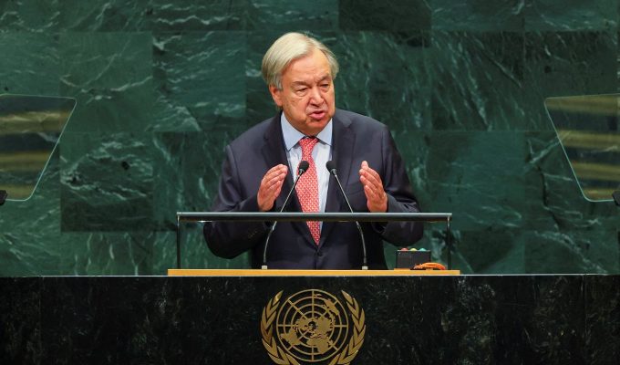 Secretário-geral da ONU alerta para avanço de guerras e riscos da IA