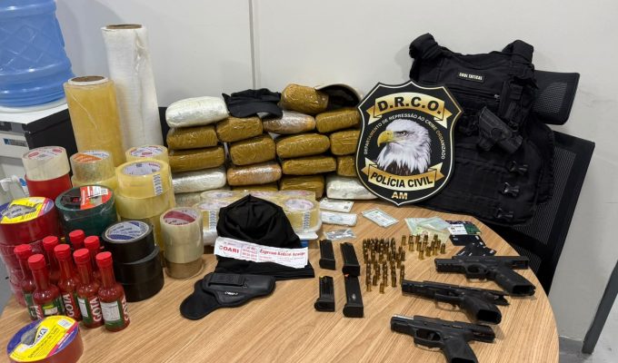 Três PMs são presos no porto de Manaus suspeitos de tentar ficar com carga de drogas