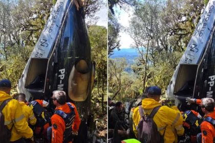 Corpos de vítimas de queda de helicóptero em SC são liberados