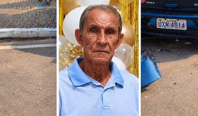 Idoso morre e duas pessoas ficam feridas após batida entre carros em Ji-Paraná, RO