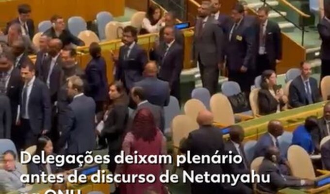 Brasil abandona plenário da ONU antes de discurso Netanyahu na Assembleia Geral