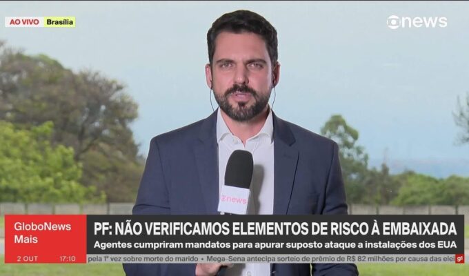 PF realiza operação contra dois suspeitos de planejar ação contra Embaixada dos EUA