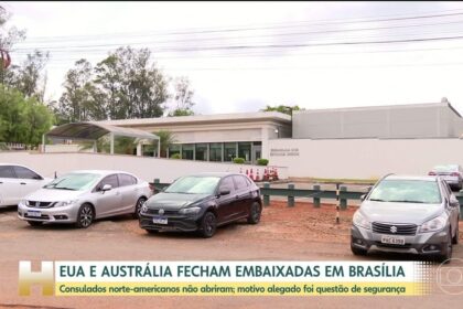Governo apura o que os EUA classificaram como ‘possível ameaça’ para suspender atendimento em embaixada