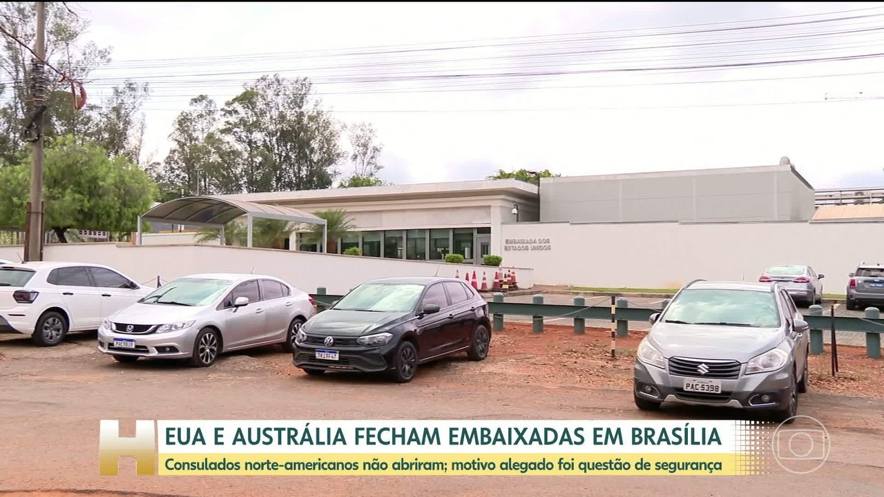 Governo apura o que os EUA classificaram como ‘possível ameaça’ para suspender atendimento em embaixada