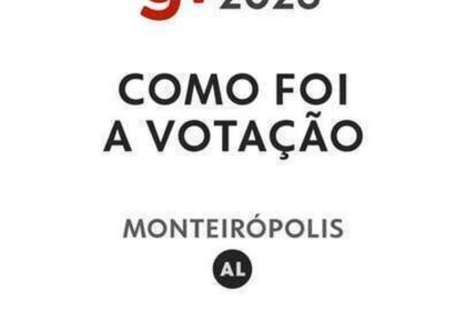 Resultado das eleições 2026 em Monteirópolis (AL): votação para presidente na Creche Escola Alzira de Mendonça Medeiros, na 29ª zona eleitoral