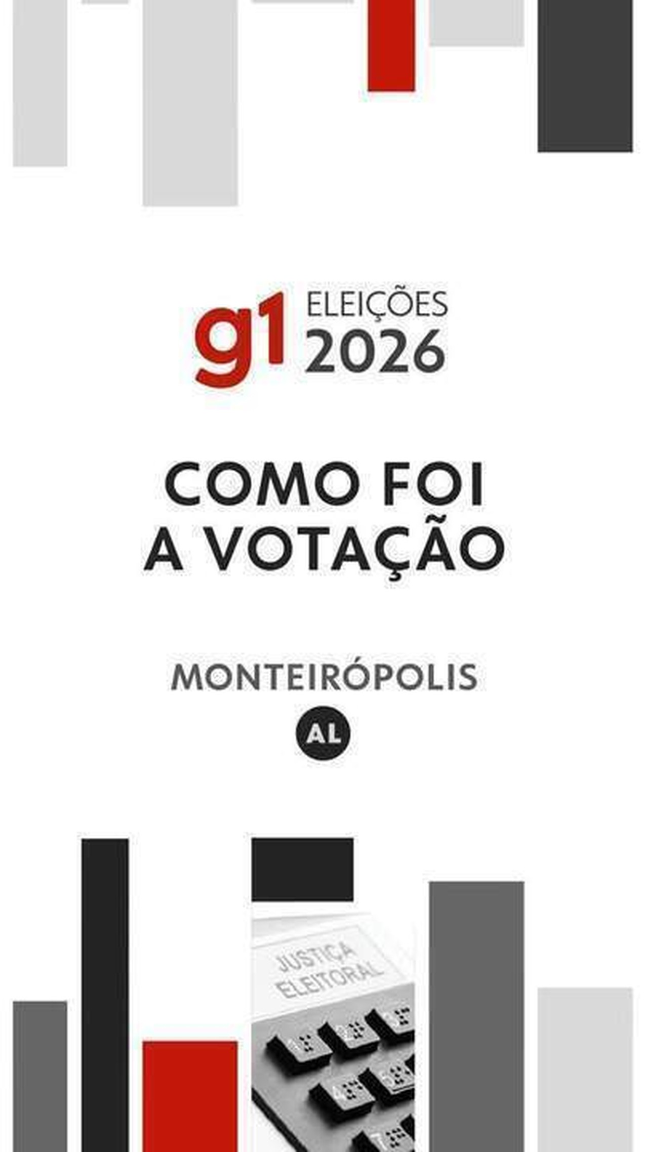 Resultado das eleições 2026 em Monteirópolis (AL): votação para presidente na Creche Escola Alzira de Mendonça Medeiros, na 29ª zona eleitoral