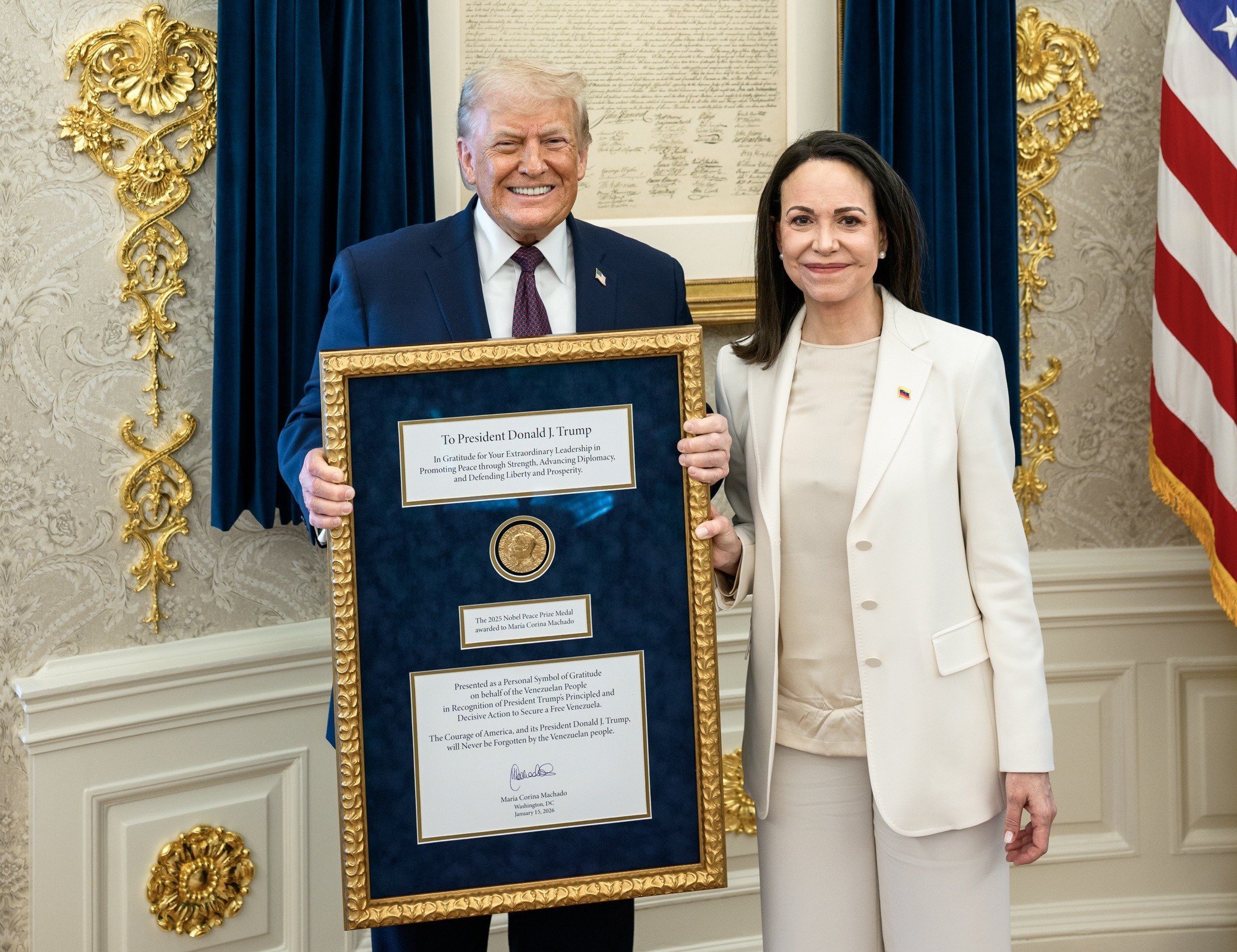 Trump volta a defender sua própria candidatura ao Nobel da Paz: ‘Impedi a destruição total do mundo’