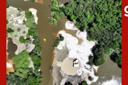 Jovem de 19 anos morre soterrado em desmoronamento de areia em garimpo de MT