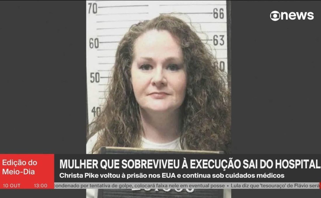 Mulher que sobreviveu a duas doses de injeção letal recebe alta hospitalar e volta à prisão nos EUA