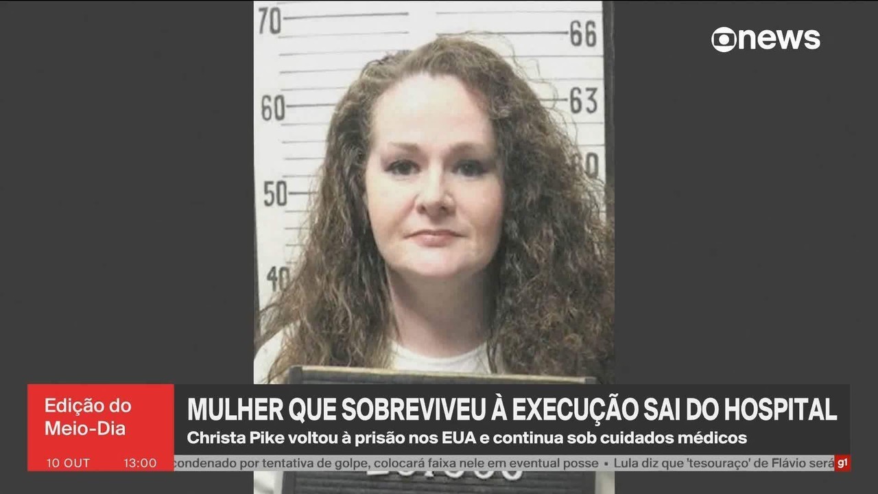 Mulher que sobreviveu a duas doses de injeção letal recebe alta hospitalar e volta à prisão nos EUA