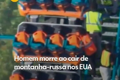 Homem morto em montanha-russa nos EUA foi lançado de assento e atingiu outras pessoas, diz polícia