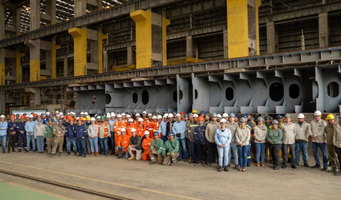 Estaleiro no RS começa a construir navios encomendados pela Transpetro