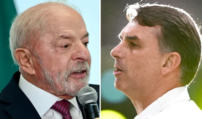 Lula alcança Flávio Bolsonaro e empata em 50%, diz PoderData