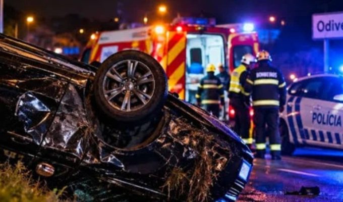 Brasileira morre após carro capotar em Portugal