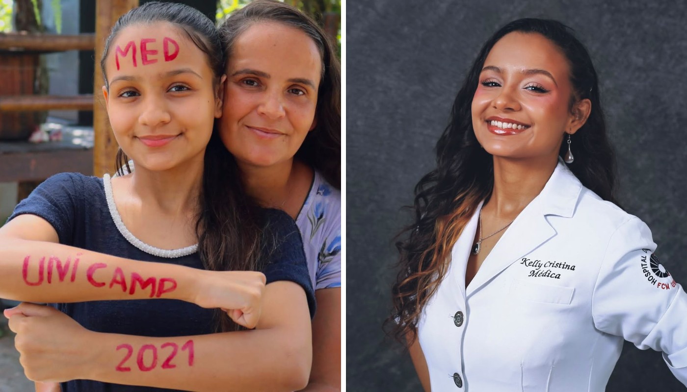 Jovem de escola pública aprovada em medicina na Unicamp estudava 8 horas por dia com videoaulas gratuitas