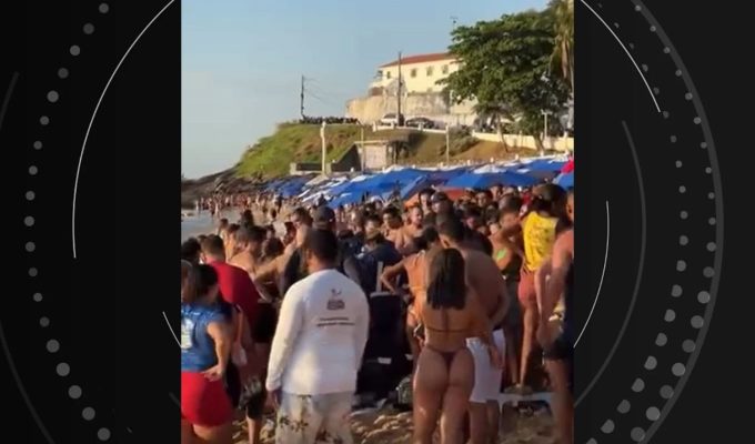 Turista alemão morre afogado em praia de Salvador após quase uma hora de tentativa de reanimação
