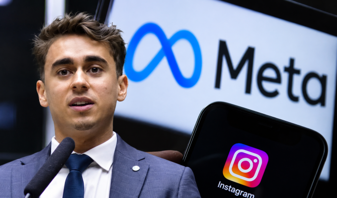 Meta na berlinda: 410 milhões de views de Nikolas no Instagram levantam suspeitas