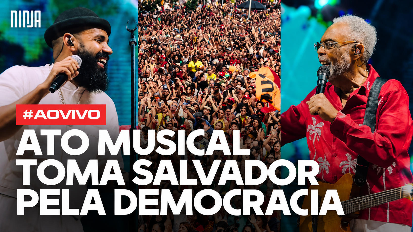 AO VIVO | ATO MUSICAL PELA DEMOCRACIA TOMA SALVADOR