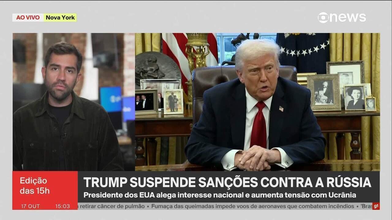 Por que Trump suspendeu várias sanções contra a Rússia em meio a tensões com Ucrânia