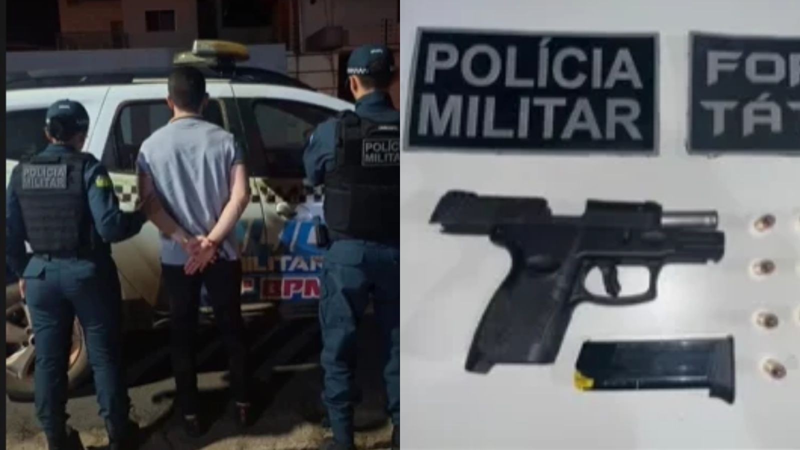 Homem é flagrado exibindo arma em festival e é conduzido à delegacia no interior do PI
