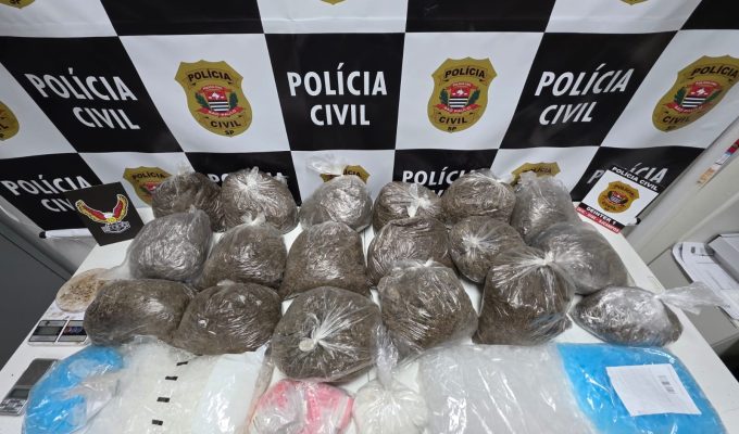 Polícia apreende 18 kg de drogas e prende uma pessoa em São José dos Campos