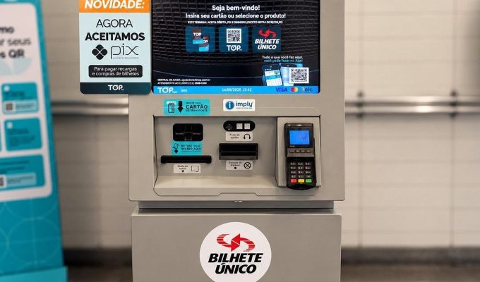 Metrô de São Paulo amplia uso do Pix no autoatendimento