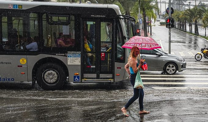 Defesa Civil coloca todo o estado de SP em atenção para chuva até sábado