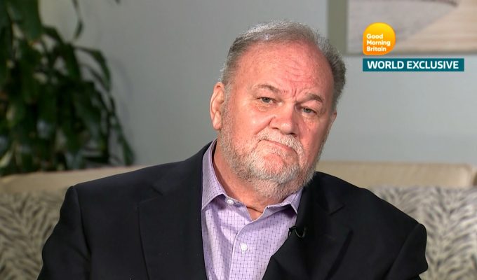 Pai de Meghan Markle é investigado por guardar imagens de abuso sexual infantil