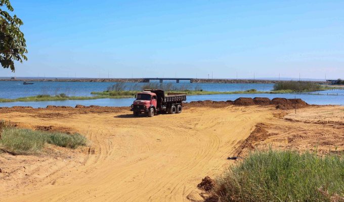 Praia da Graciosa: obras de revitalização e ampliação de faixa de areia completam quatro meses