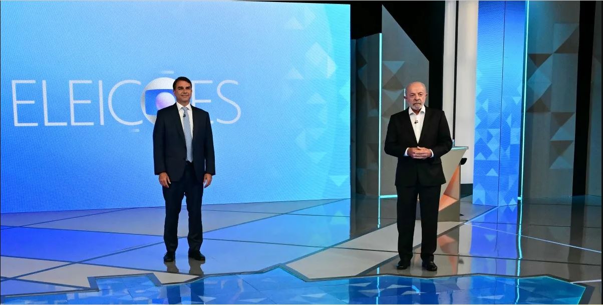 Na Globo, Lula se destaca e rebate mentiras e ofensas de Flávio Bolsonaro no último debate